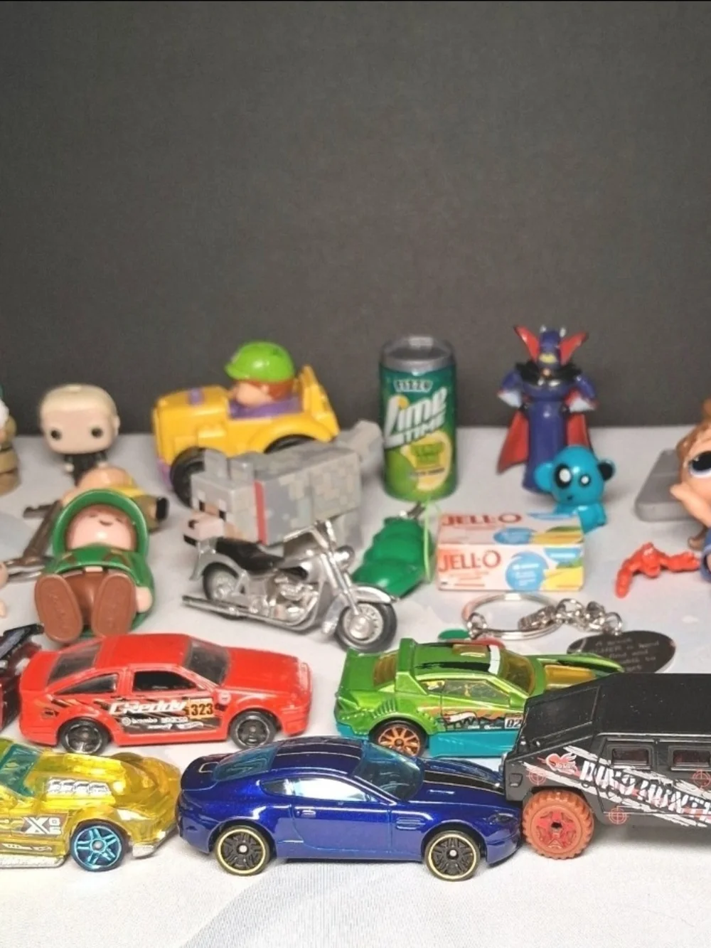 Toy Junk Drawer Lot : lego mini figs hot wheels toy trinkets and More